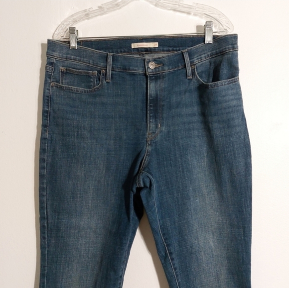 Levi's Blue Denim Cutoff Raw Edge Hem  Jeans Size 34 - Picture 2 of 8